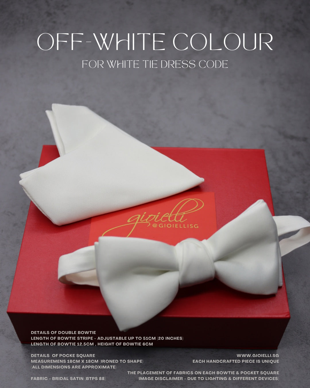 BOWTIE & POCKECT SQUARE / LAPEL CLIP