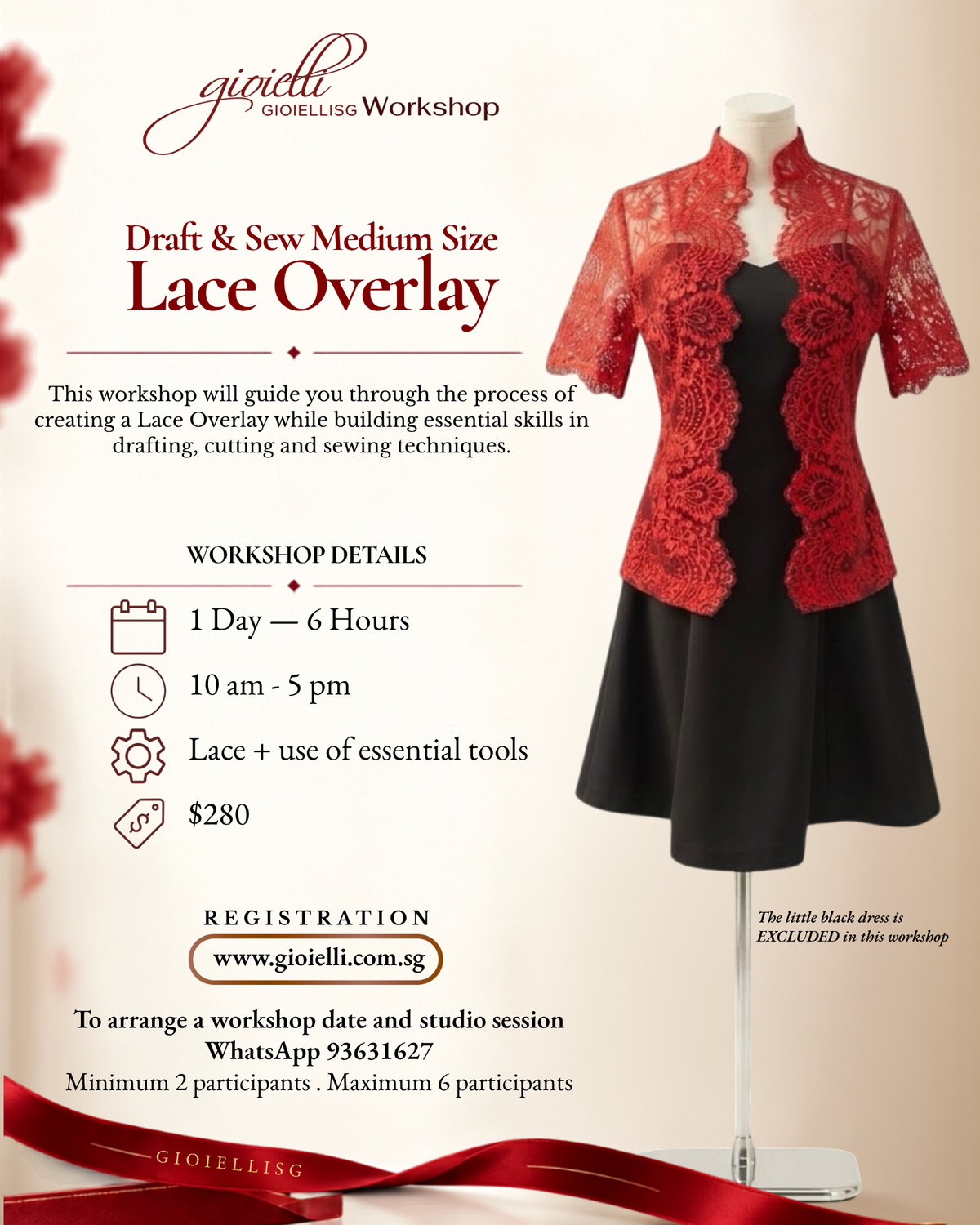 Drafting and Sewing Workshop - Lace Overlay