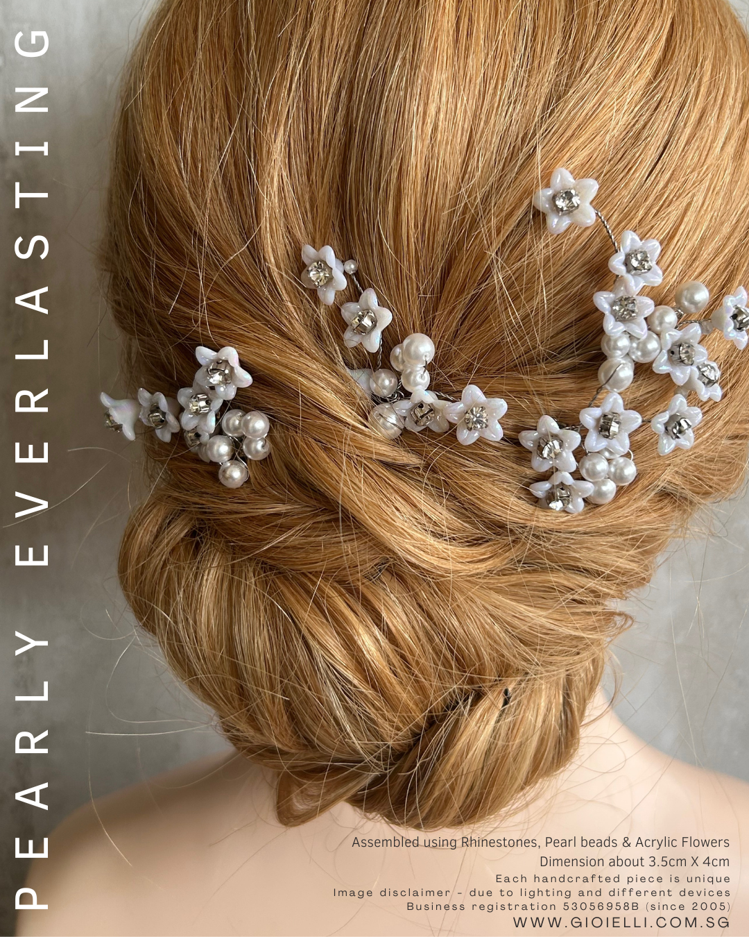 09) Pearly Everlasting - set of 4 pins