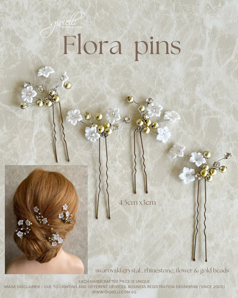 13) Flora pins
