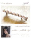 03) Jennifer Crystal Hair Clip