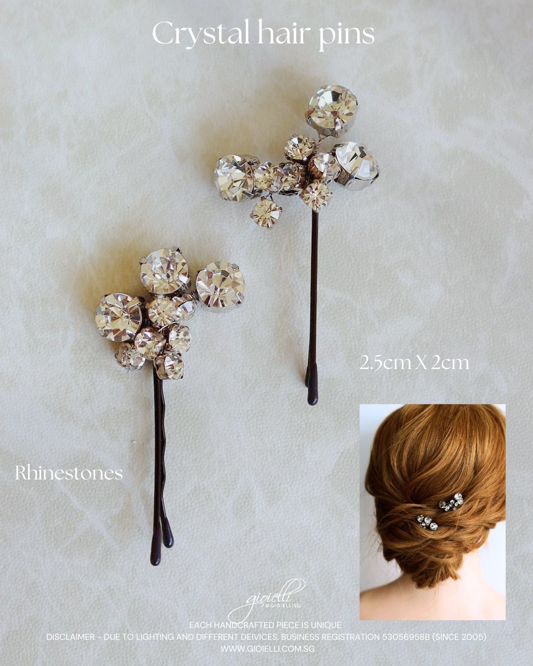 15) Crystal pins