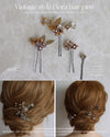 11) Vintage style flora hair pins
