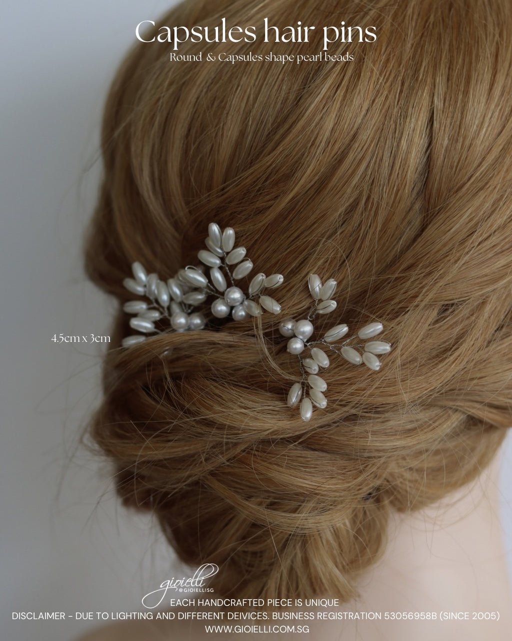 16) Capsule hair pins
