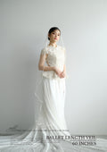 21) Ballet Length Veil 60 inches (secure by using bobbin pins)