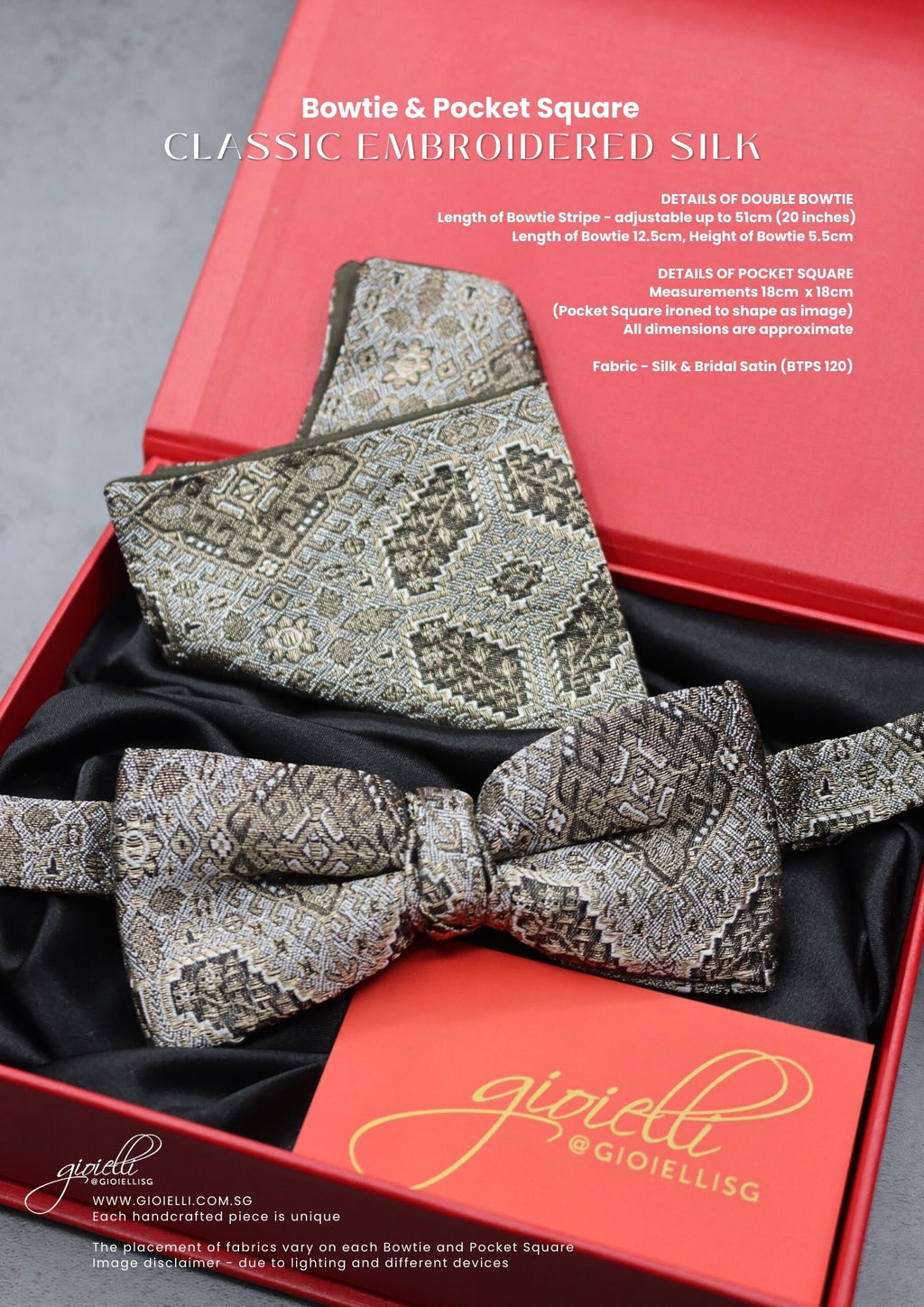 Classic Embroidered Silk
