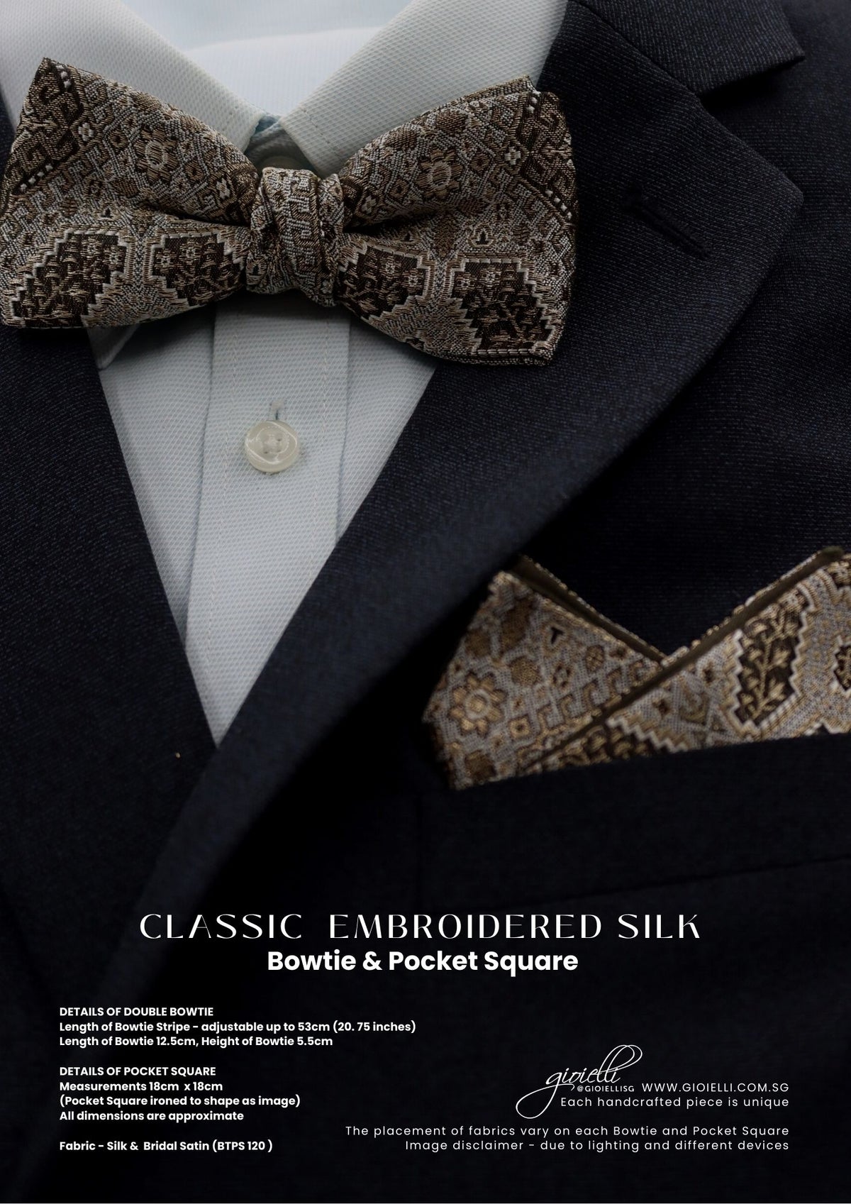 Classic Embroidered Silk