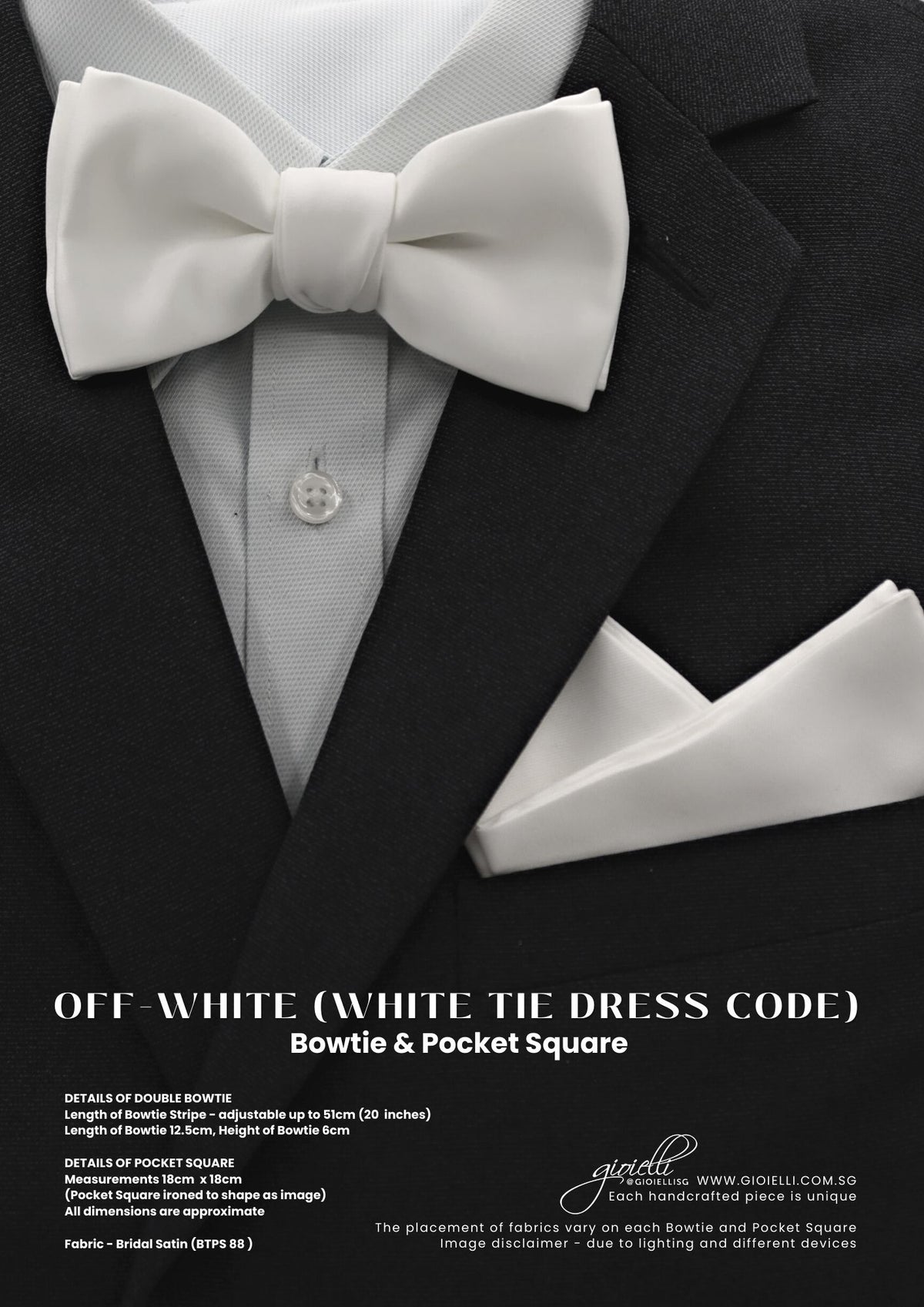 2) Off-White (White Tie Dress Code)