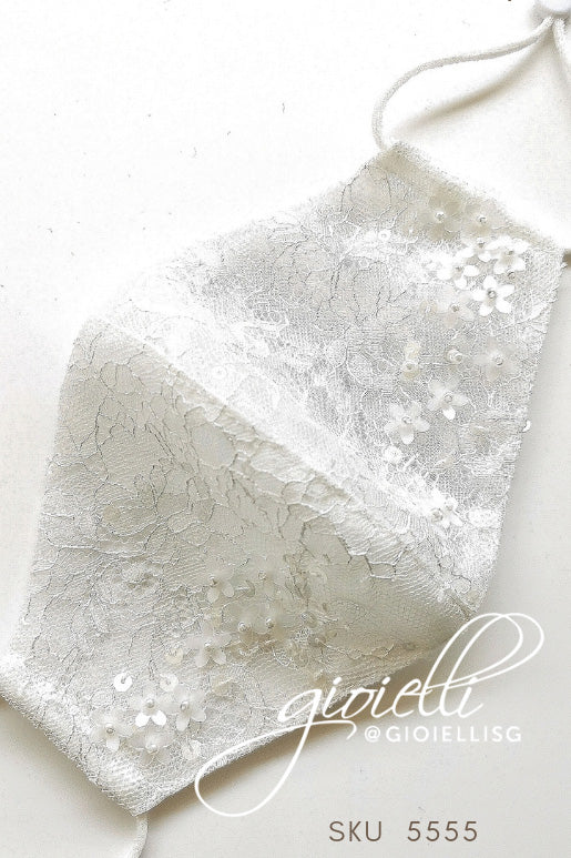 Gioielli Bridal Mask Sheer Fabrics
