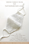 Gioielli Bridal Mask Sheer Fabrics