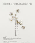 Crystal & Pearl hair pin